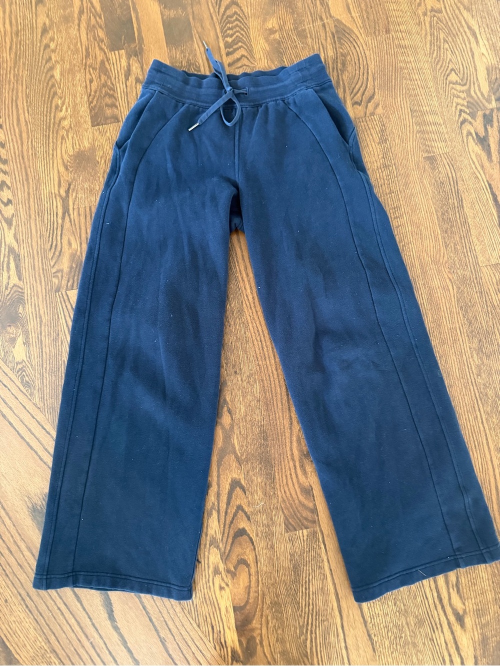 lululemon athletica scuba Navy Wide-Leg swear Pants